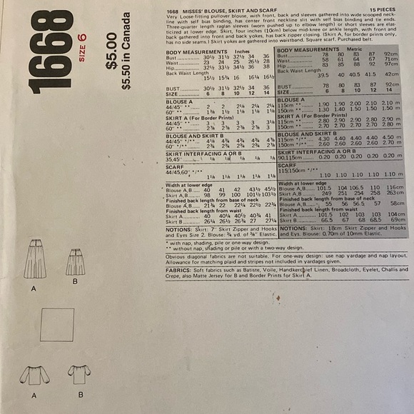 VTG Vogue Oscar De La Renta UNCUT Pattern - Picture 3 of 10